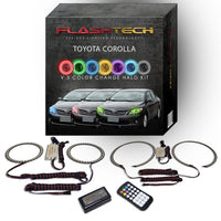Toyota Corolla V.3 Fusion Color Change LED Halo Headlight Kit 2011-2013