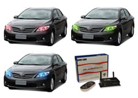 Toyota Corolla V.3 Fusion Color Change LED Halo Headlight Kit 2011-2013