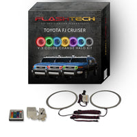 Toyota FJ Cruiser V.3 Fusion Color Change LED Halo Headlight Kit 2007-2013