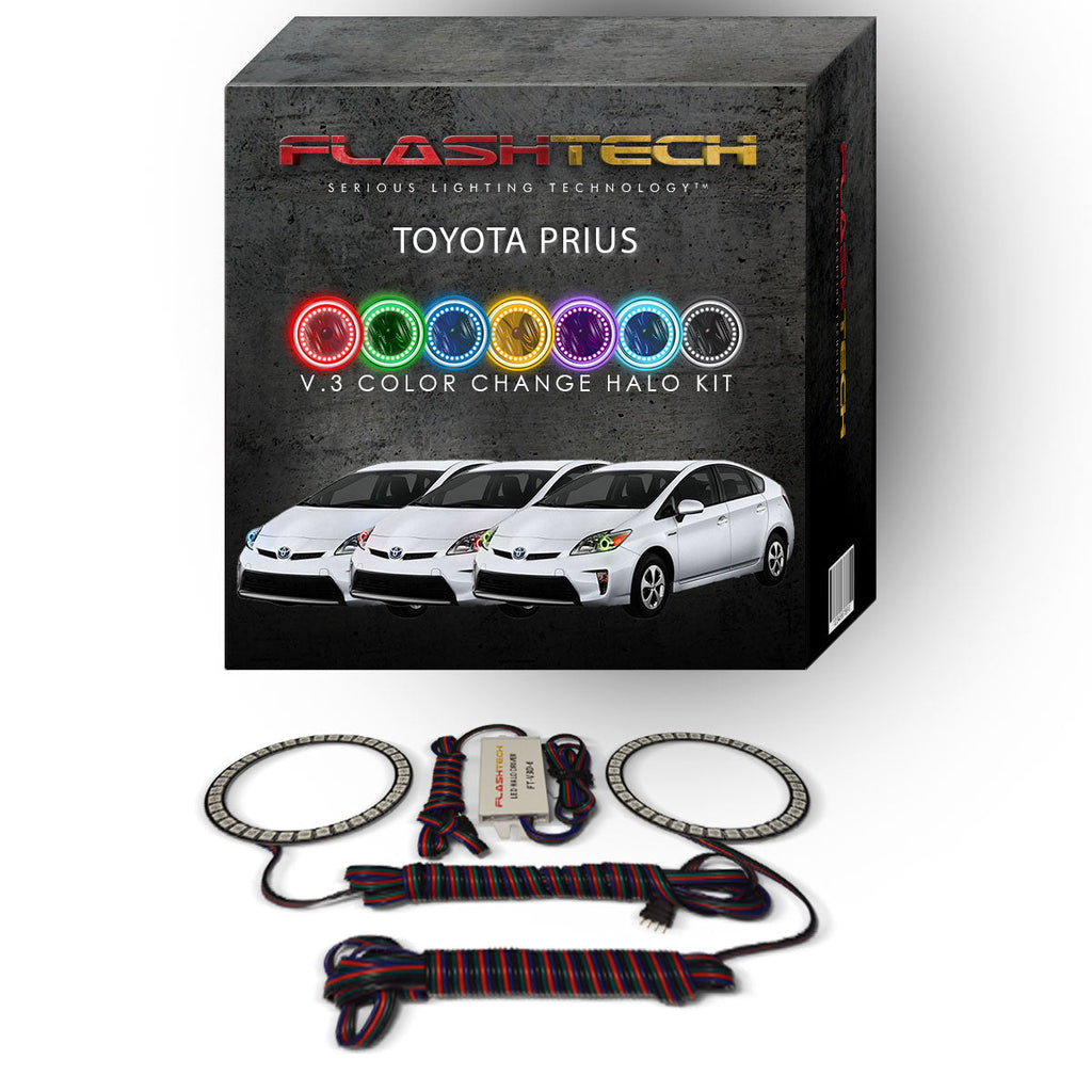 Toyota Prius V.3 Fusion Color Change LED Halo Headlight Kit 2010-2015