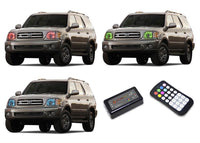 Toyota Sequoia V.3 Fusion Color Change LED Halo Headlight Kit 2001-2004