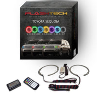 Toyota Sequoia V.3 Fusion Color Change LED Halo Headlight Kit 2001-2004