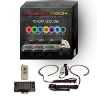 Toyota Sequoia V.3 Fusion Color Change LED Halo Headlight Kit 2001-2004