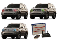 Toyota Sequoia V.3 Fusion Color Change LED Halo Headlight Kit 2001-2004