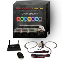 Toyota Sequoia V.3 Fusion Color Change LED Halo Headlight Kit 2001-2004
