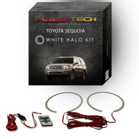 Toyota Sequoia White LED Halo Headlight Kit 2001-2004