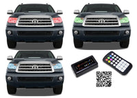 Toyota Sequoia V.3 Fusion Color Change LED Halo Headlight Kit 2007-2013
