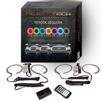 Toyota Sequoia V.3 Fusion Color Change LED Halo Headlight Kit 2007-2013