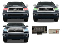 Toyota Sequoia V.3 Fusion Color Change LED Halo Headlight Kit 2007-2013