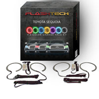 Toyota Sequoia V.3 Fusion Color Change LED Halo Headlight Kit 2007-2013
