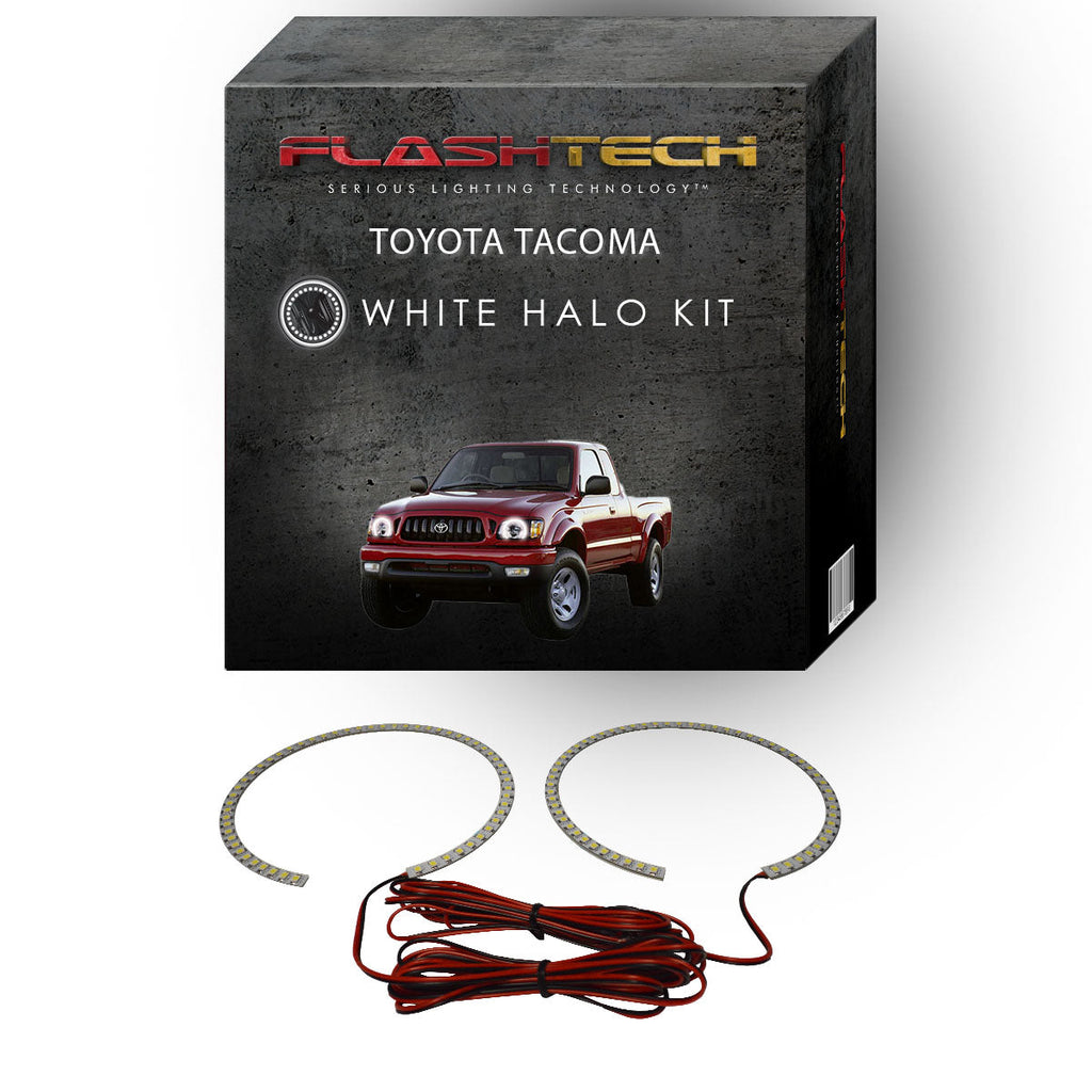 Toyota Tacoma White LED Halo Headlight Kit 2001-2004