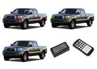 Toyota Tacoma V.3 Fusion Color Change LED Halo Headlight Kit 2005-2011