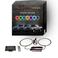 Toyota Tacoma V.3 Fusion Color Change LED Halo Headlight Kit 2005-2011