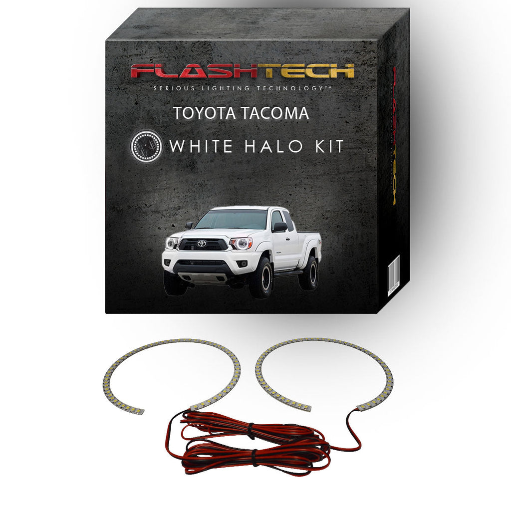Toyota Tacoma White LED Halo Headlight Kit 2012-2015