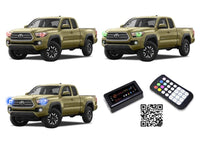 Toyota Tacoma V.3 Fusion Color Change LED Halo Headlight Kit 2016-2017