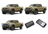 Toyota Tacoma V.3 Fusion Color Change LED Halo Headlight Kit 2016-2017