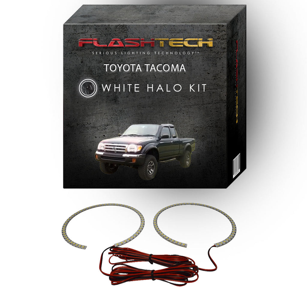 Toyota Tacoma White LED Halo Headlight Kit 1998-2000