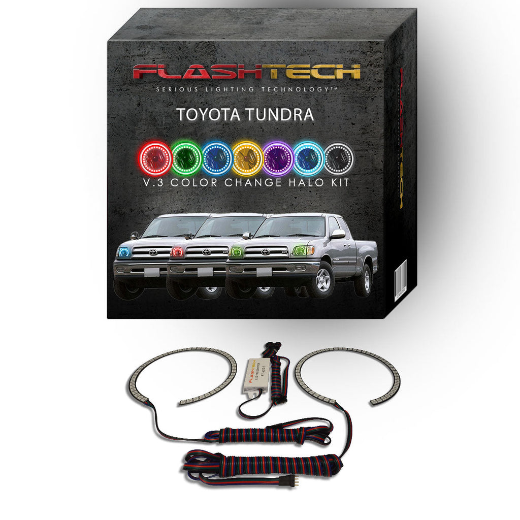 Toyota Tundra V.3 Fusion Color Change LED Halo Headlight Kit 2000-2004