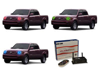 Toyota Tundra V.3 Fusion Color Change LED Halo Headlight Kit 2005-2006