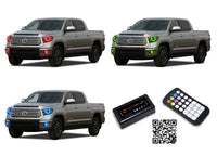 Toyota Tundra V.3 Fusion Color Change Headlight & LED Halo Fog Light Kit 2014-2015