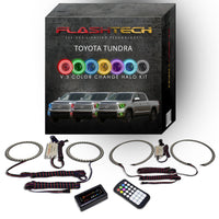 Toyota Tundra V.3 Fusion Color Change Headlight & LED Halo Fog Light Kit 2014-2015