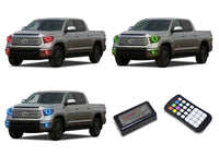 Toyota Tundra V.3 Fusion Color Change Headlight & LED Halo Fog Light Kit 2014-2015