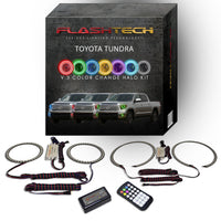 Toyota Tundra V.3 Fusion Color Change Headlight & LED Halo Fog Light Kit 2014-2015