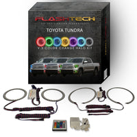 Toyota Tundra V.3 Fusion Color Change Headlight & LED Halo Fog Light Kit 2014-2015