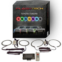 Toyota Tundra V.3 Fusion Color Change Headlight & LED Halo Fog Light Kit 2014-2015