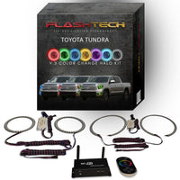 Toyota Tundra V.3 Fusion Color Change Headlight & LED Halo Fog Light Kit 2014-2015