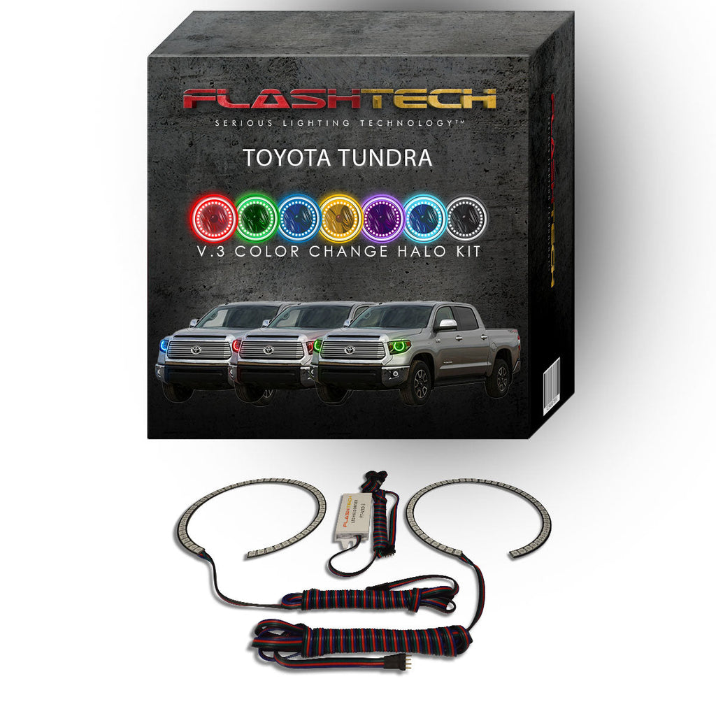 Toyota Tundra V.3 Fusion Color Change LED Halo Headlight Kit 2014-2015