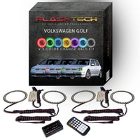 Volkswagen Golf V.3 Fusion Color Change LED Halo Headlight Kit 1999-2006