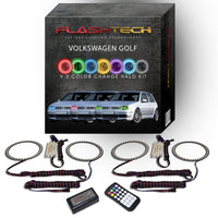 Volkswagen Golf V.3 Fusion Color Change LED Halo Headlight Kit 1999-2006