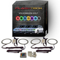Volkswagen Golf V.3 Fusion Color Change LED Halo Headlight Kit 1999-2006