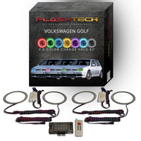 Volkswagen Golf V.3 Fusion Color Change LED Halo Headlight Kit 1999-2006