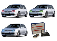 Volkswagen Golf V.3 Fusion Color Change LED Halo Headlight Kit 1999-2006