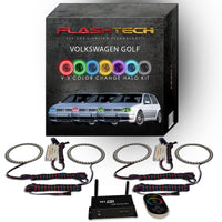 Volkswagen Golf V.3 Fusion Color Change LED Halo Headlight Kit 1999-2006