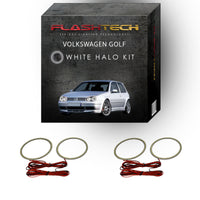 Volkswagen Golf White LED Halo Headlight Kit 1999-2006