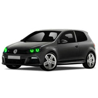 Volkswagen Golf (Facotry HID) V.3 Fusion Color Change LED Halo Headlight Kit 2010-2013
