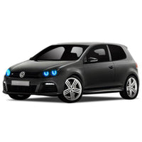Volkswagen Golf (Facotry HID) V.3 Fusion Color Change LED Halo Headlight Kit 2010-2013