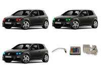 Volkswagen Golf (Facotry HID) V.3 Fusion Color Change LED Halo Headlight Kit 2010-2013