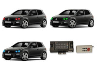 Volkswagen Golf (Facotry HID) V.3 Fusion Color Change LED Halo Headlight Kit 2010-2013