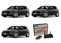 Volkswagen Golf (Facotry HID) V.3 Fusion Color Change LED Halo Headlight Kit 2010-2013