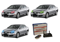 Volkswagen Jetta V.3 Fusion Color Change LED Halo Headlight Kit 2005-2010