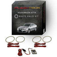 Volkswagen Jetta White LED Halo Headlight Kit 2005-2010
