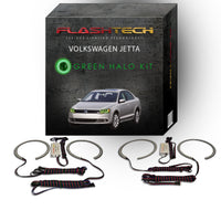 Volkswagen Jetta V.3 Fusion Color Change LED Halo Headlight Kit 2011-2016