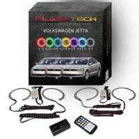Volkswagen Jetta V.3 Fusion Color Change LED Halo Headlight Kit 2011-2016