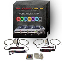 Volkswagen Jetta V.3 Fusion Color Change LED Halo Headlight Kit 2011-2016