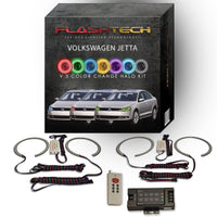 Volkswagen Jetta V.3 Fusion Color Change LED Halo Headlight Kit 2011-2016