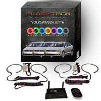 Volkswagen Jetta V.3 Fusion Color Change LED Halo Headlight Kit 2011-2016